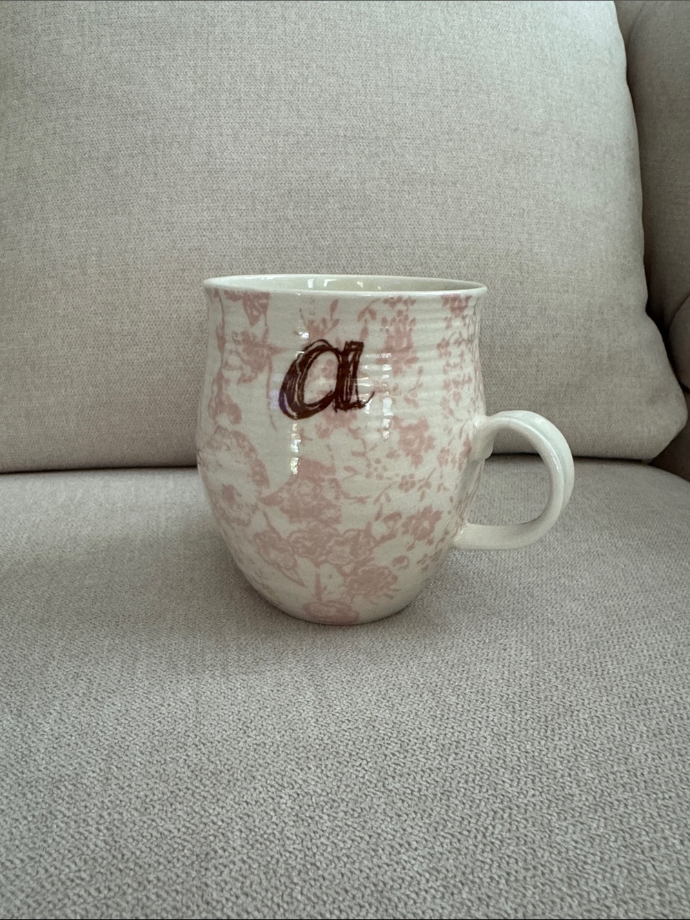 Anthropologie “a” homegrown mug